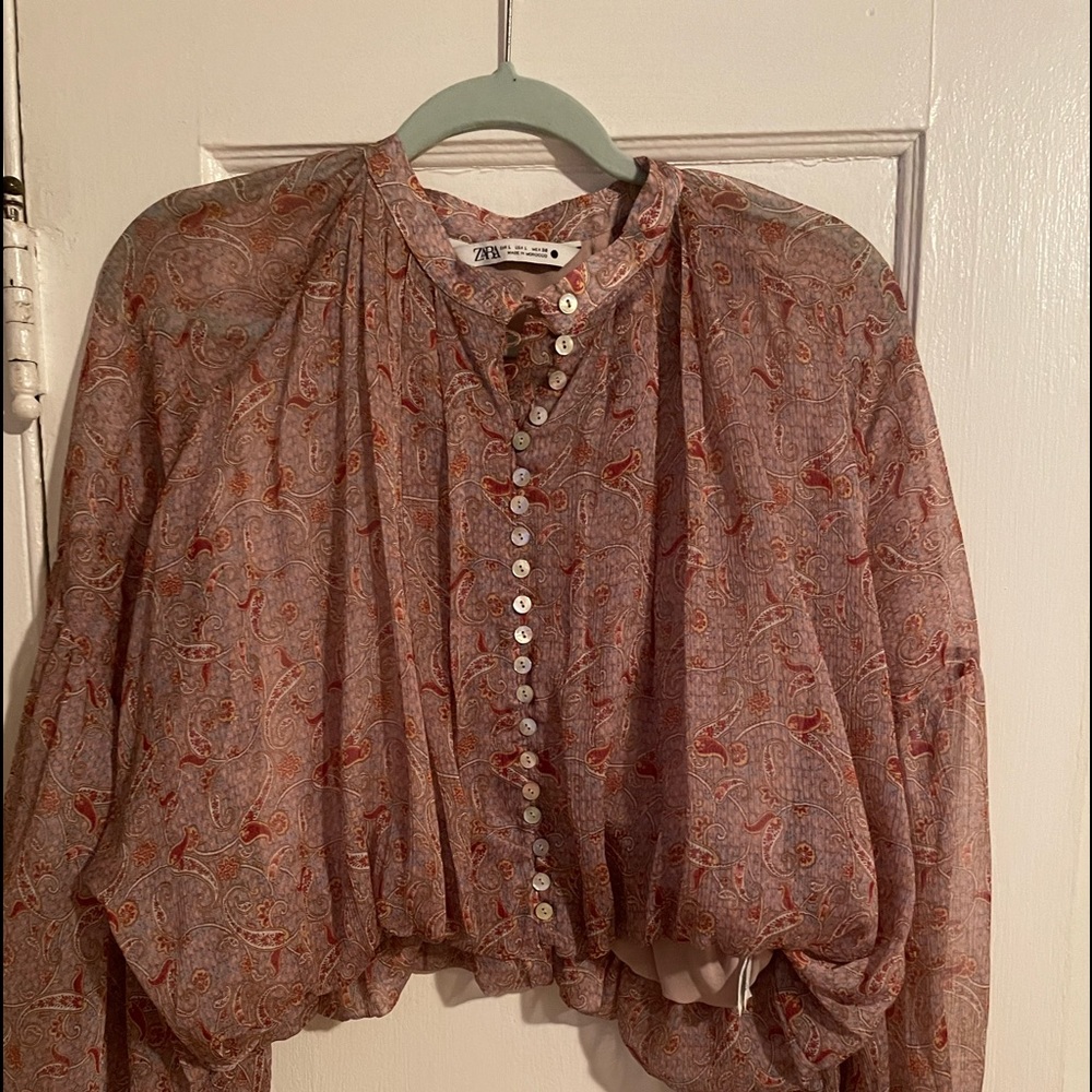 Printed Zara top